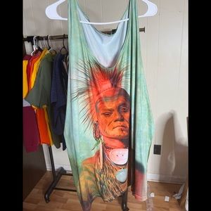4XL INDIAN GRAPHIC TANK TOP